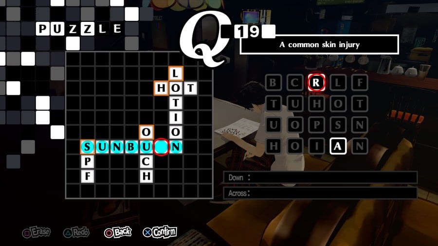 Persona 5 Royal Crossword 19 Answer