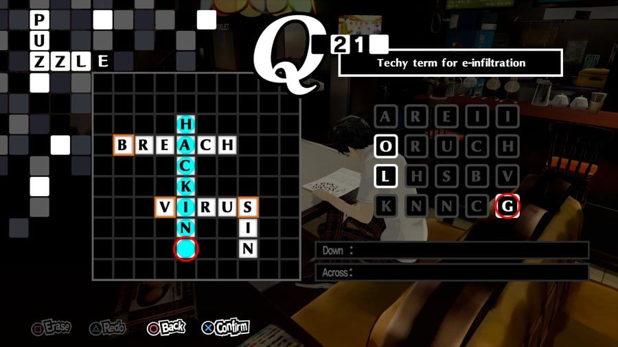 Persona 5 Royal Crossword 21 Answer