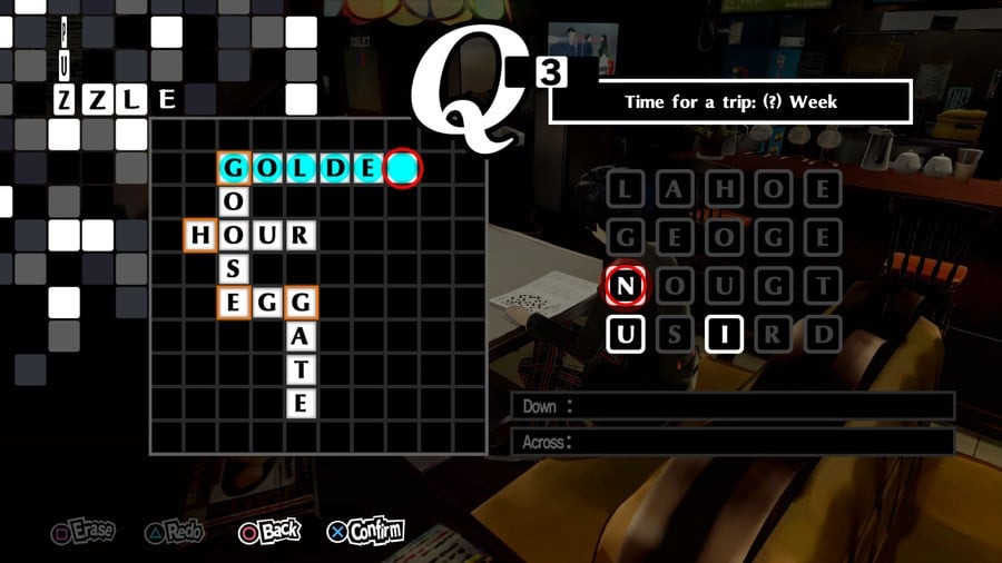 Persona 5 Royal Crossword 3 Answer